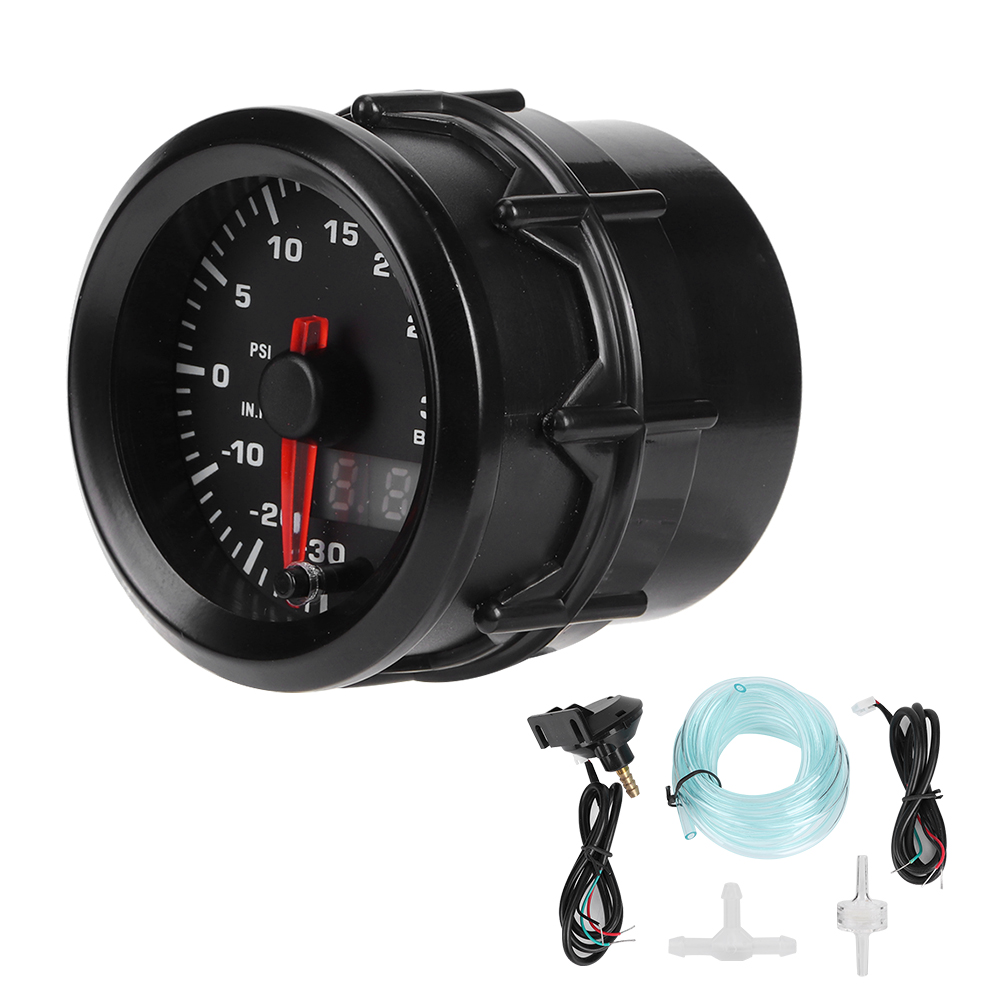 Universelles 52-mm-/2,0-zoll-turbodruckmessgerät Für Pkw, Ladedruckanzeige