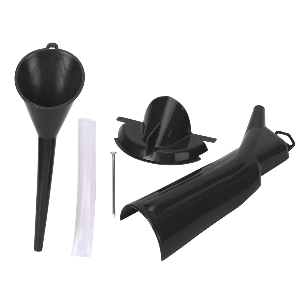 Auslaufsicheres Öleinfülltrichter-set Für Motorräder, Schwarz, Praktisches Zubehör