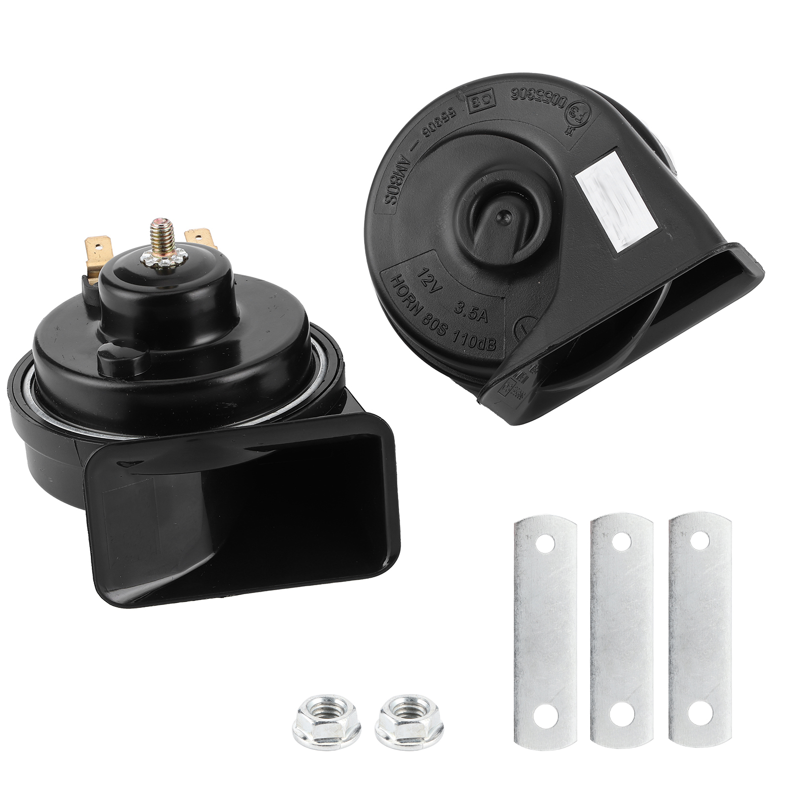 Paar 410/510-hz-hörner, Zweiton-hoch- Und Tiefton, 110–125 Db, Wasserdicht, Für 12-v-fahrzeuge, Autos, Atvs, Utvs