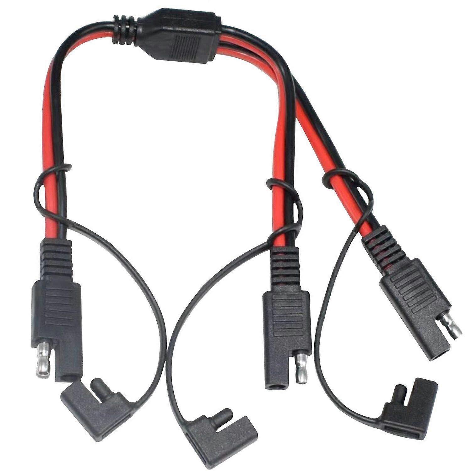 Sae 14awg Buchse-auf-stecker-adapterstecker Für Autobatterie, 12v Dc-stromkabel, 2-poliger Wasserdichter Stecker, Solarladekit Und Motorrad.
