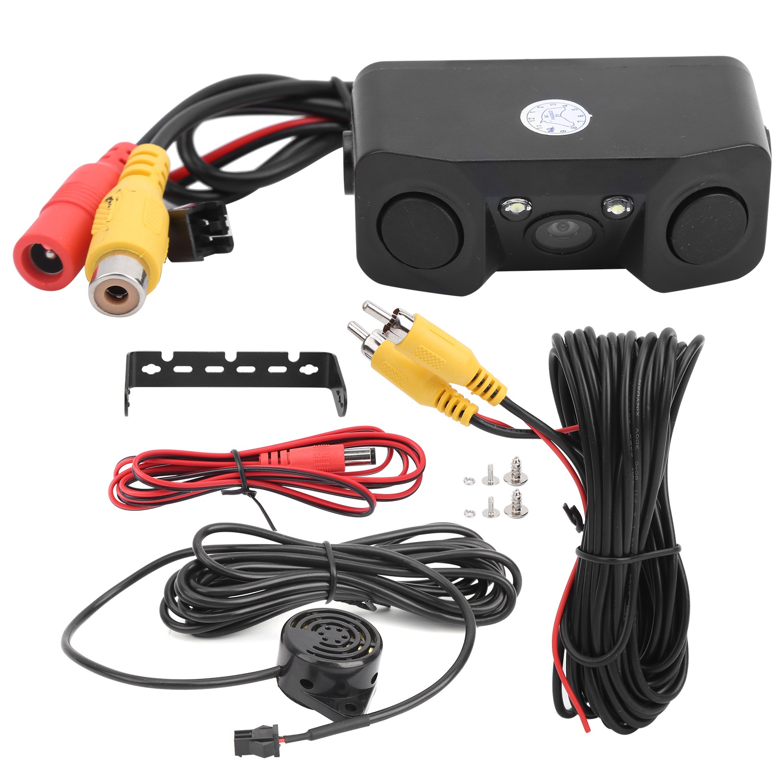 Hd-rückfahrkamera-set Mit Parkradarsensor Und Led-nachtsicht