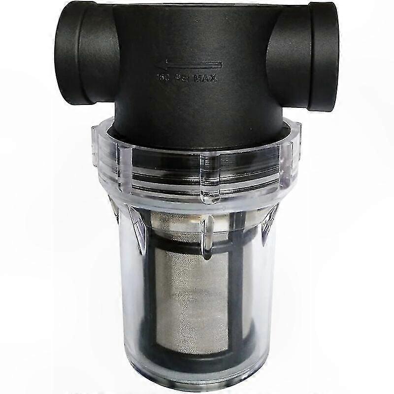 1/2 Zoll Wasserpumpenfilter Mit 100 Mesh Edelstahlsieb, Robustem Rohrschutz, Langlebigem Hydraulikfilter, Standard-rohrleitungszubehör.