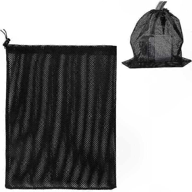 Schwarzer Netzpumpenbeutel, 35 X 40 Cm, 10er-packung, Strapazierfähige Filterbeutel Für Teiche Und Aquarienzubehör