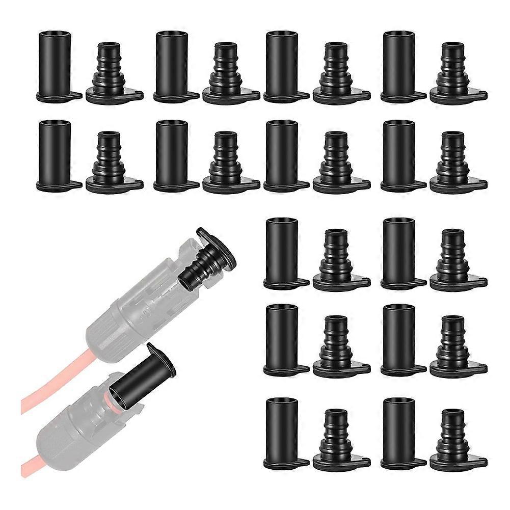 Schutzkappen Für Solarstecker, 50er-packung, Wasserdichte Und Staubdichte Kappen Für Photovoltaikmodule, Sicherheitsabdeckungen Für Mc4-kabel, Langlebiges Und Witterungsbeständiges Zubehör