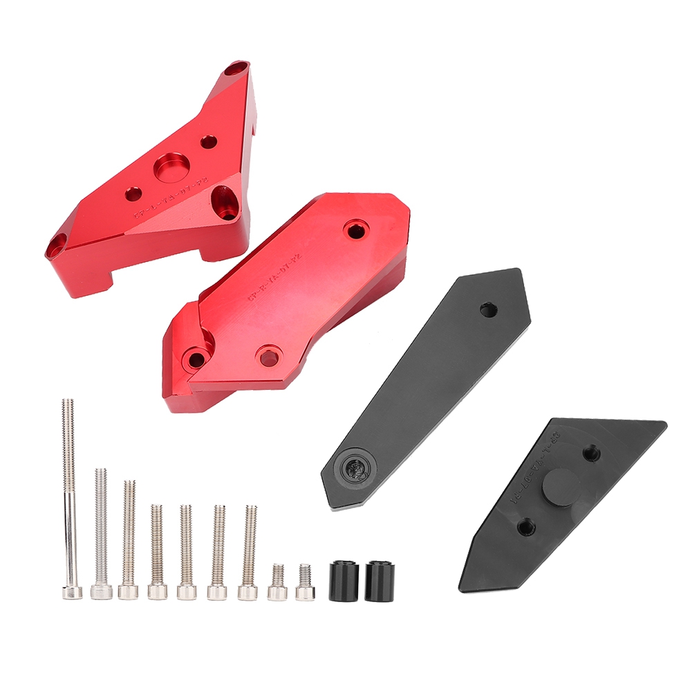 4x Motorgehäuseschutz, Hauptständer, Sturzschutz, Passend Für Yamaha Yzf R3 2014-2017 (rot)