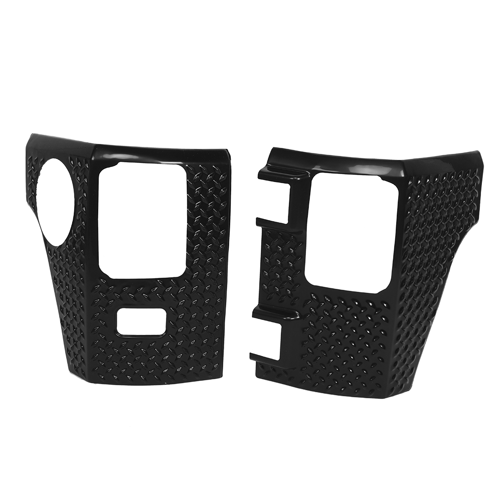 Außenaufkleber Für Die Rückleuchten Des Jeep Wrangler (2007–2017), Schwarze Umrandung
