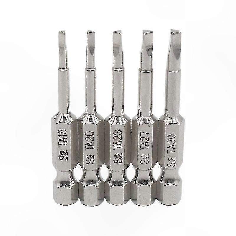 Set Mit 5 Dreieckigen Magnetischen Schraubendreherbits Aus S2-stahl, Sechskantschaft Von 1,8 Bis 3 Mm, Länge 50 Mm