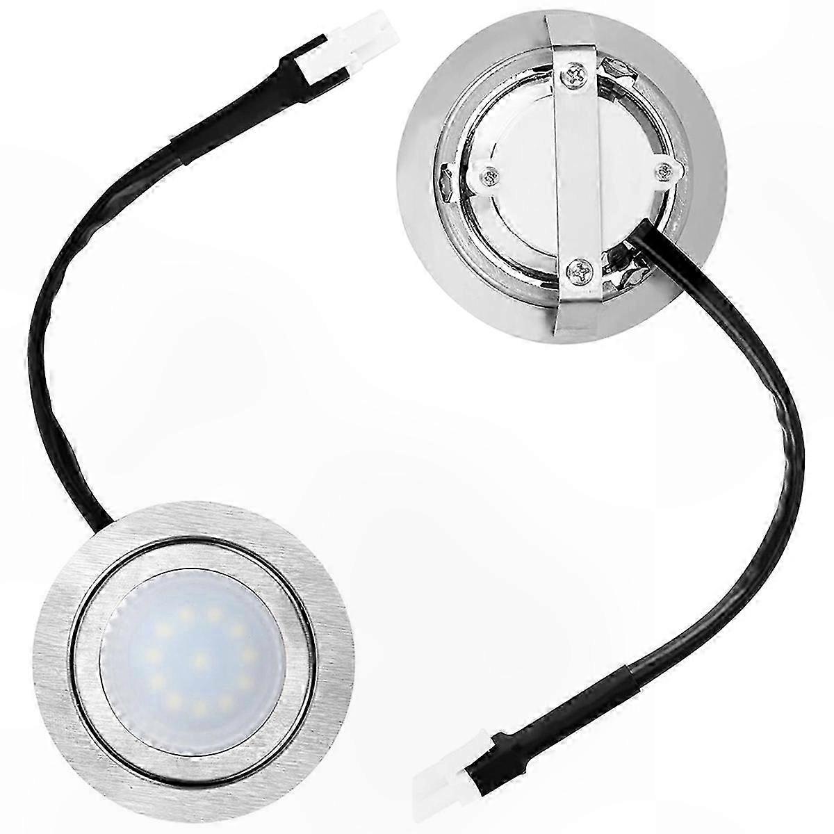 Led-dunstabzugshaubenlampen, 2er-pack, Edelstahl, Ersatzbeleuchtung Für Einbauleuchten