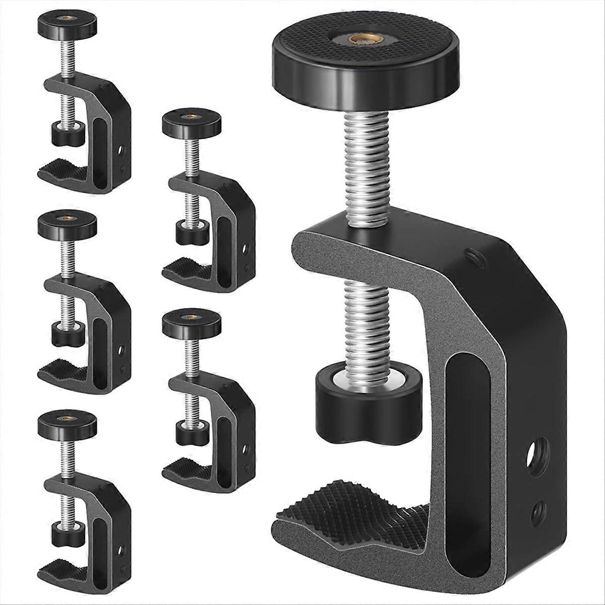6 Universal-c-klemmen Mit 1/4- Und 3/8-zoll-gewindebohrungen