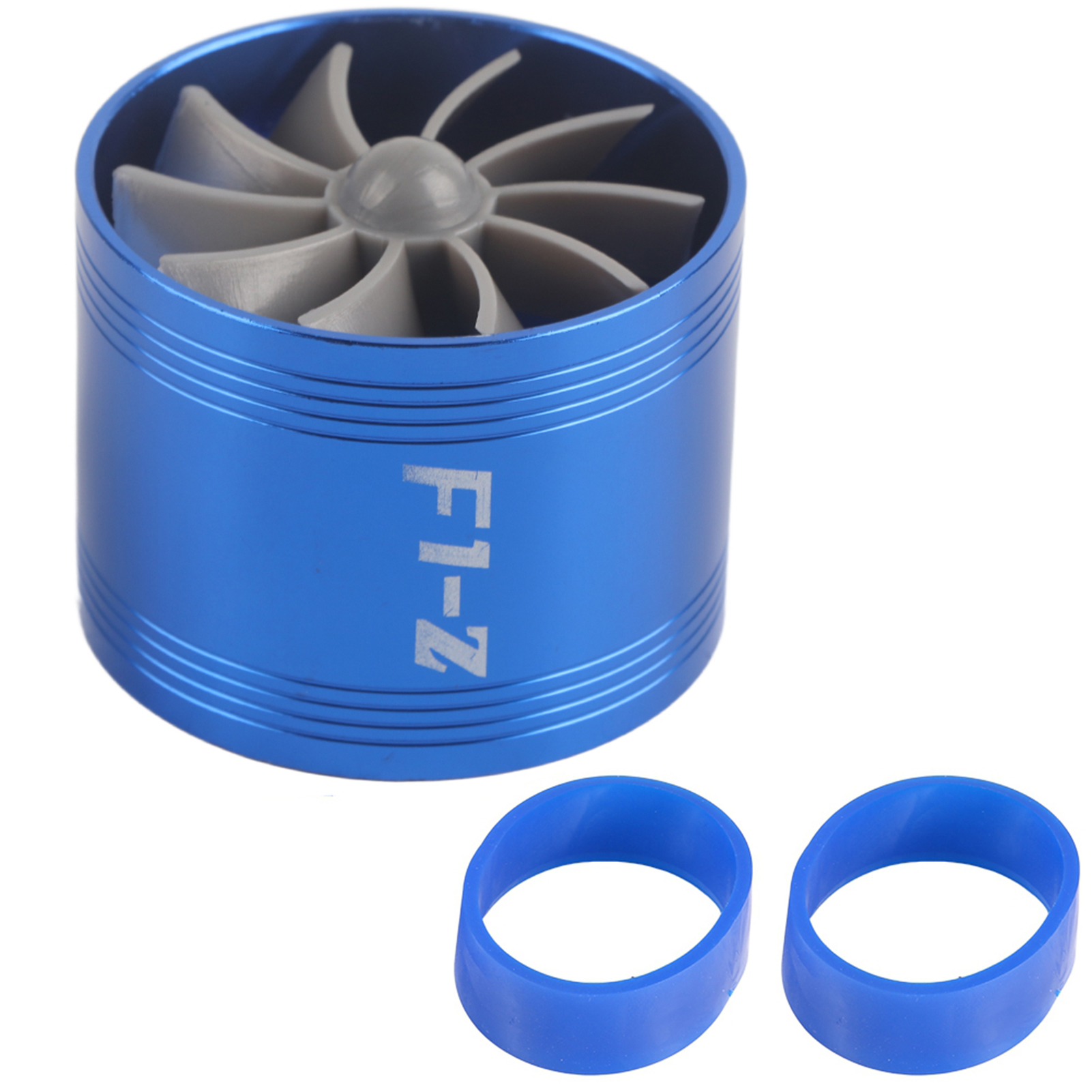 64-mm-blauer Turbo-lufteinlass Mit Einzellüfter Zur Kraftstoffeinsparung, Turbinen-kompressor Für Autos.