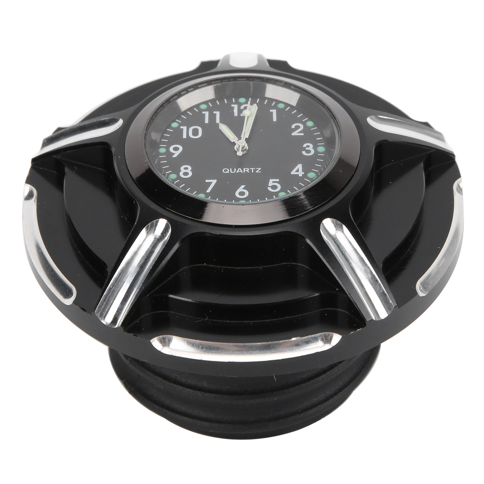 Ersatz-tankdeckel Mit Uhr Für Motorräder, Passend Für Fxdp 2001-2004, Schwarz