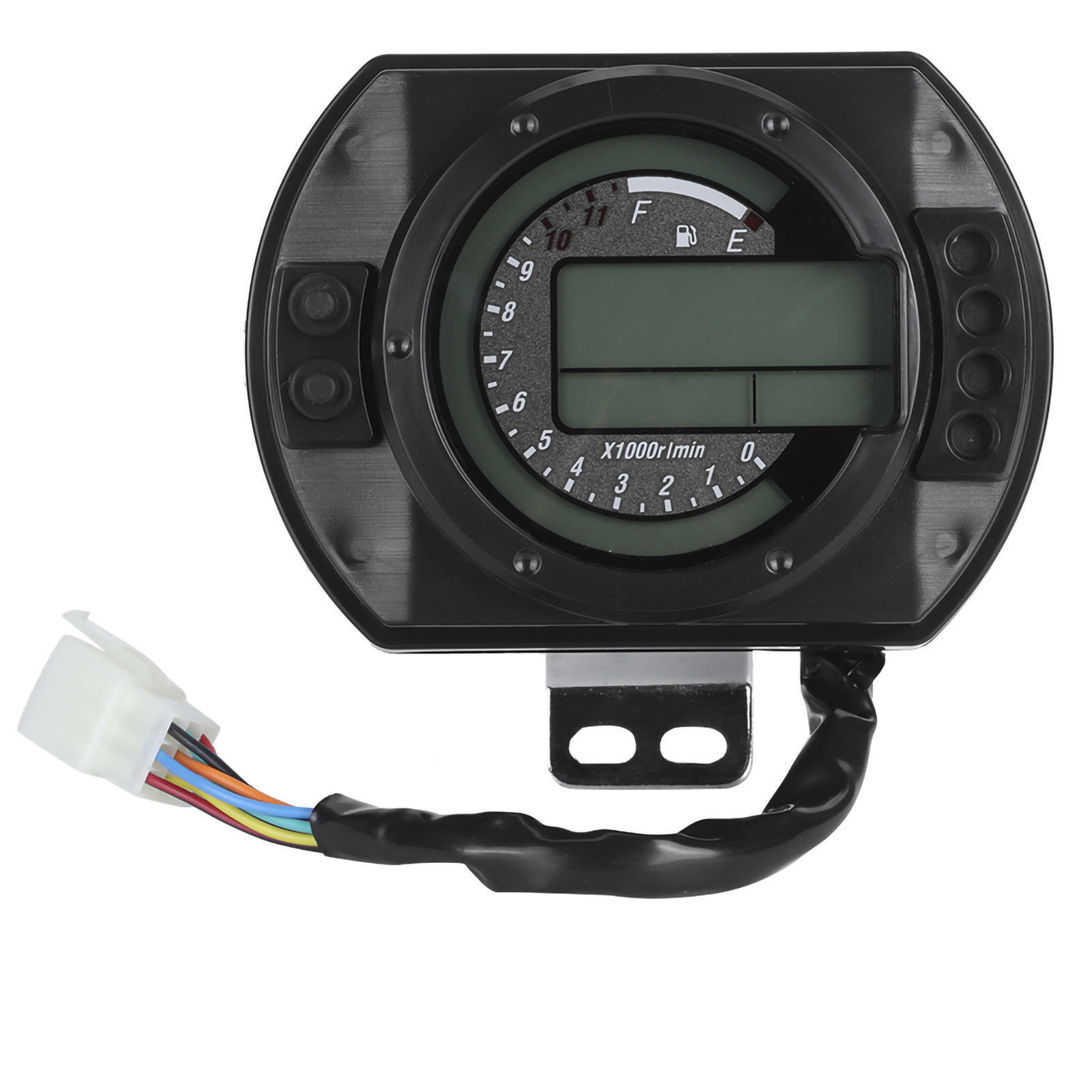 Universeller Lcd-digitaltachometer (dc12v, 0-199 Km/h) Für Motorräder, Drehzahlmesser Und Geschwindigkeitsmesser, Ersatzteil Für Armaturenbretter.
