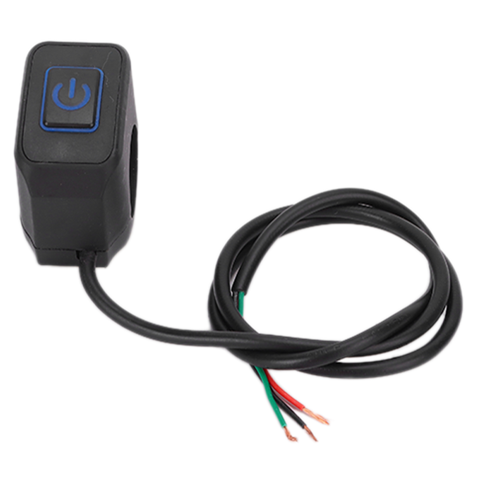22 Mm Universal-wasserdichter Motorrad-lenkerschalter Scheinwerfersteuerungsknöpfe Blau