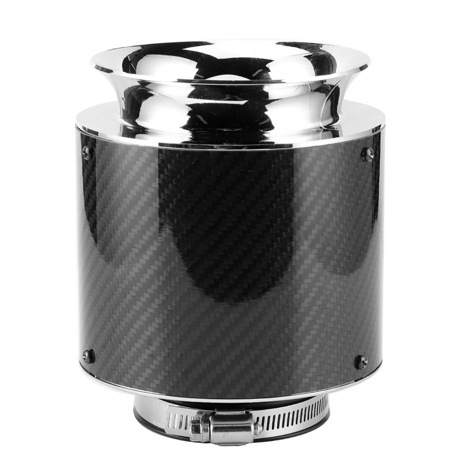 Universeller 76-mm-autoluftfilter, Carbonfaser-optik, Ersatzteil, 3 Zoll