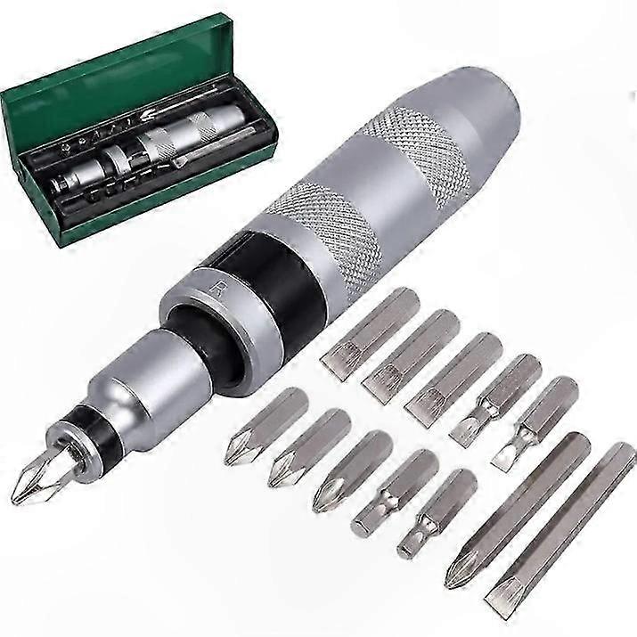 Set Mit 13 1/2-zoll-schlagschrauberbits, Inklusive Phillips- Und Sechskantbits, Verstärkte Haltbarkeit
