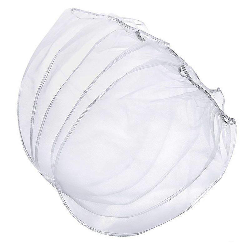 Weiße, Elastische Feinmaschen-filterbeutel, 15er-packung, Stoffsiebe Für Die Küche