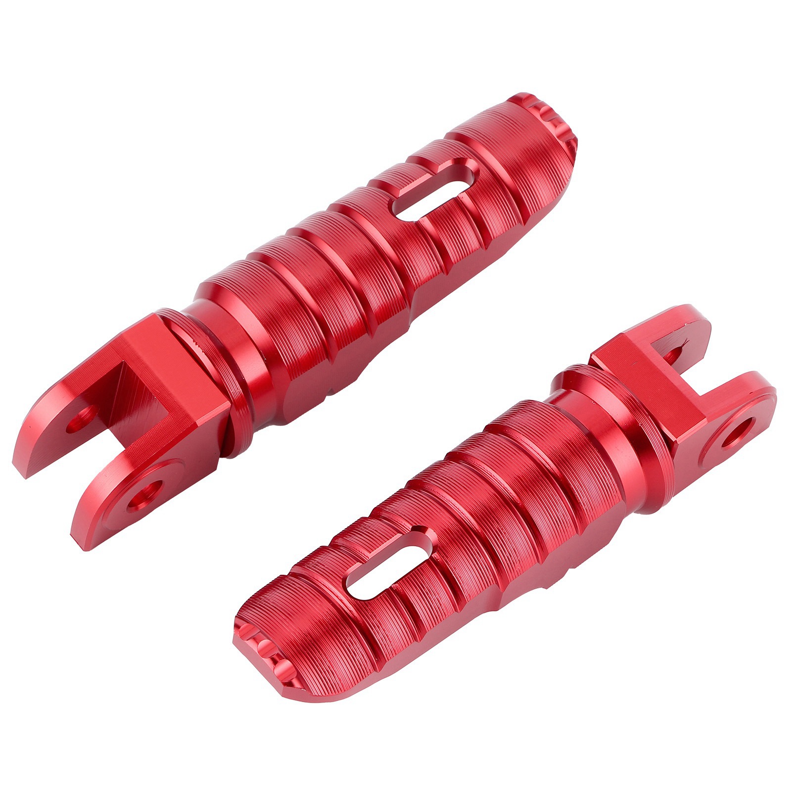 2 Aluminium-fußrastenhalterungen Hinten Fp-256-set Für Ducati 1098/1198 Rot