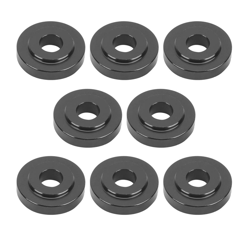 8-teiliges Schalthebelbuchsen-set Aus Aluminium Für Pkw, Kompatibel Mit Honda Civic Und Acura, Schwarz