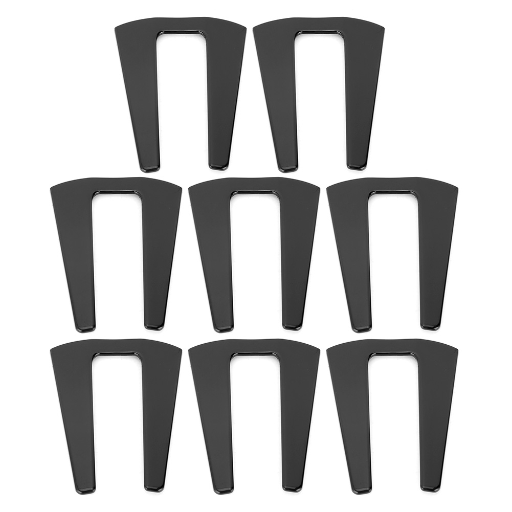 8 Schwarze Türscharnierblenden Für Jeep Wrangler 4-türer 2007-2017