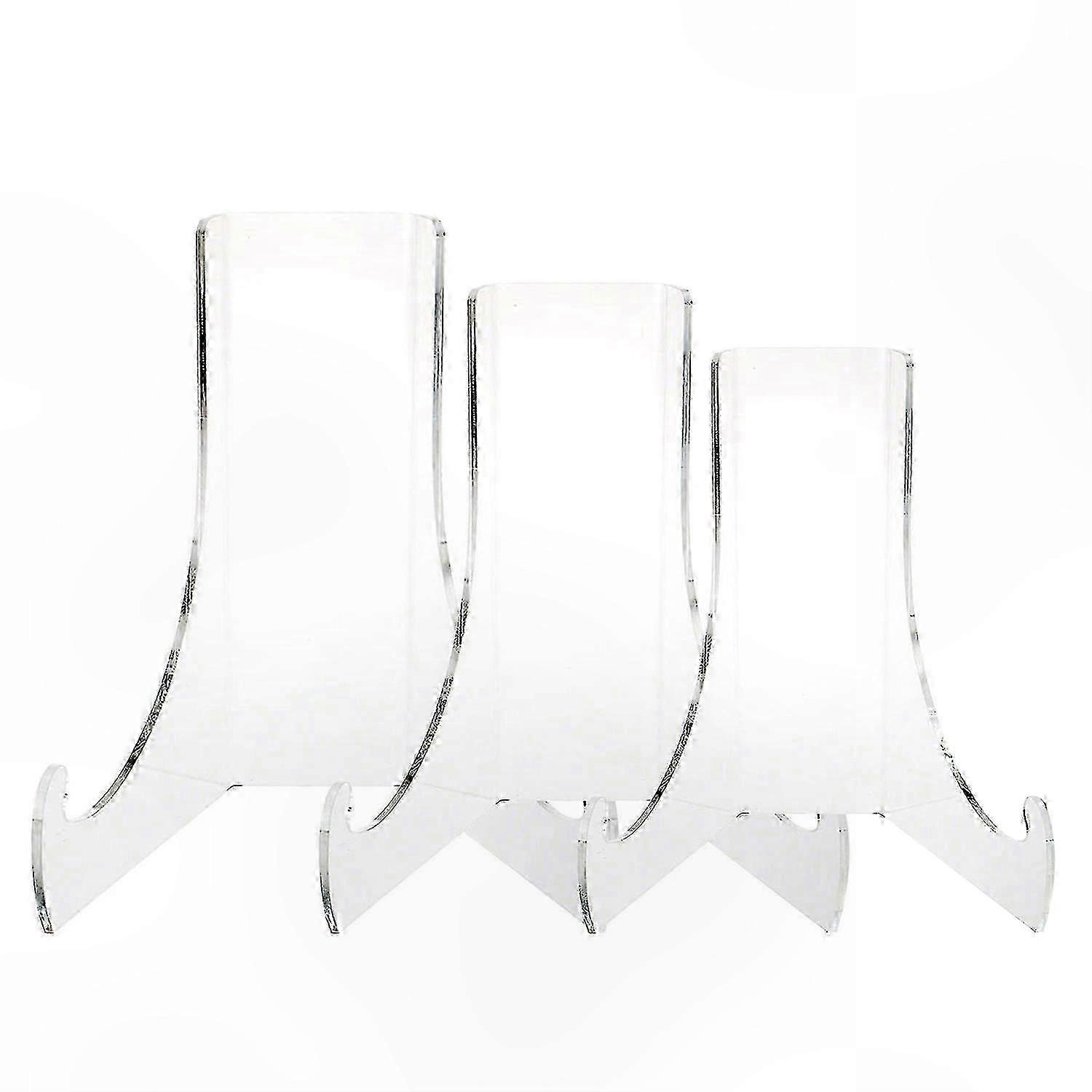 Transparenter Präsentationsständer Für Schalen Und Teegebäck, 3er-set, Stabile Konstruktion Und Hohe Belastbarkeit, Ideal Für Schaufenster Und Auslagen.