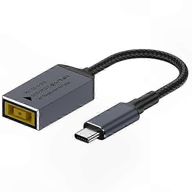 100-w-usb-c-stecker Auf Usb-c-buchse (quadratischer Stecker) – Netzteil Mit Ladefunktion Für Laptops