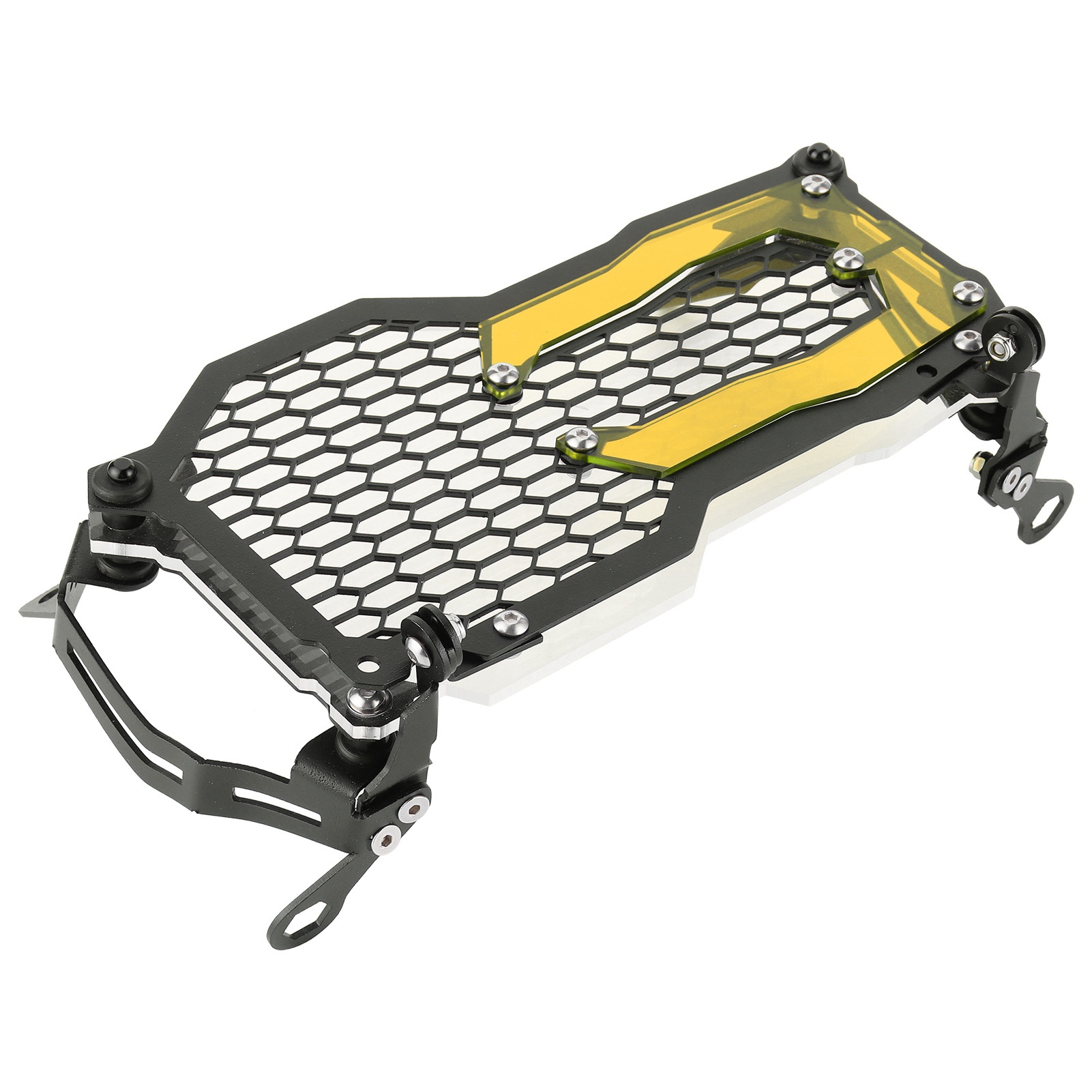 Scheinwerferschutz Aus Edelstahl Mit Acryl-lichtblende, Kompatibel Mit R1200gs Und R1250gs, Orange
