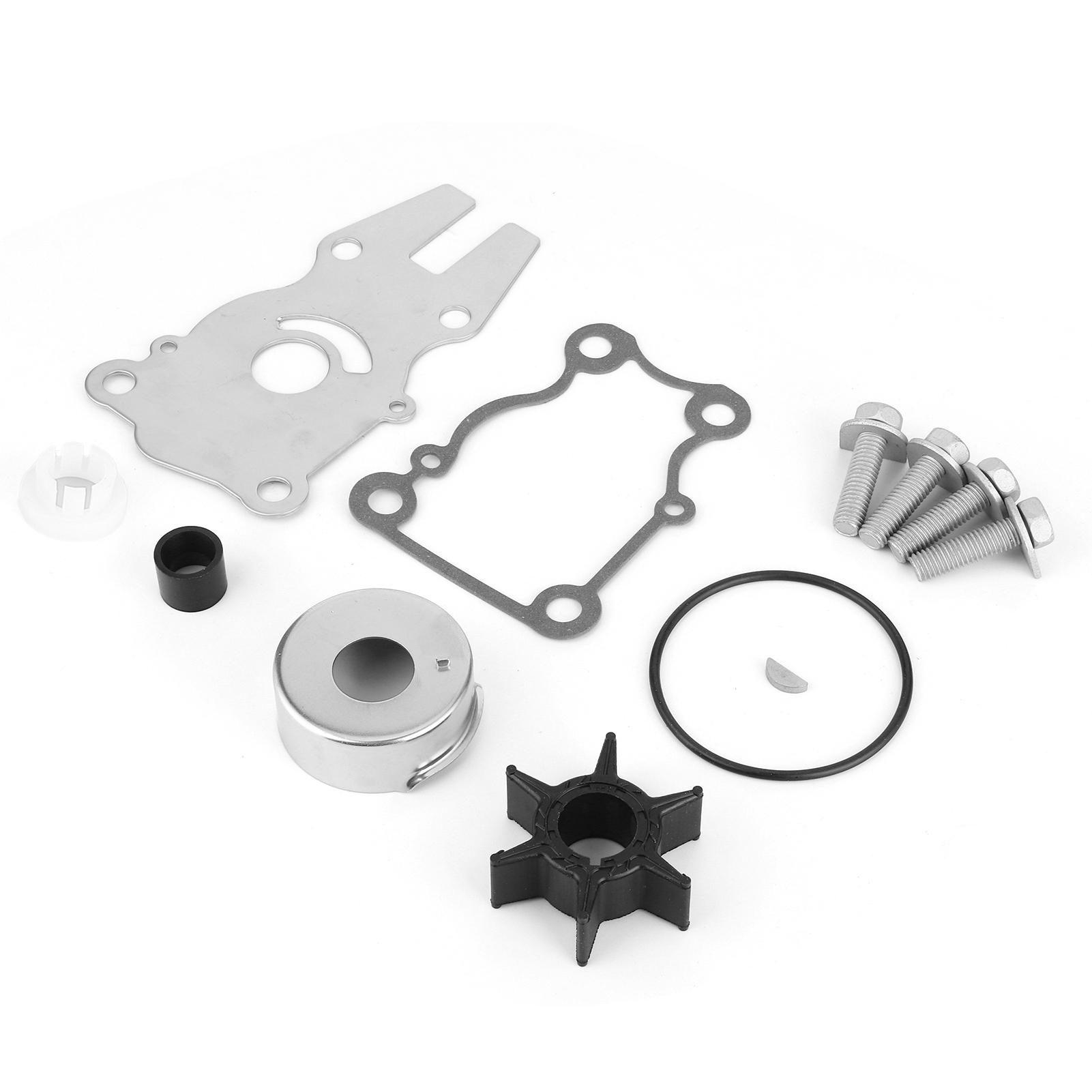 Wasserpumpen-reparatursatz Für Yamaha 40 50 60 Ps Außenbordmotoren - Dichtungen Und Laufrad 63d-w0078-01-00