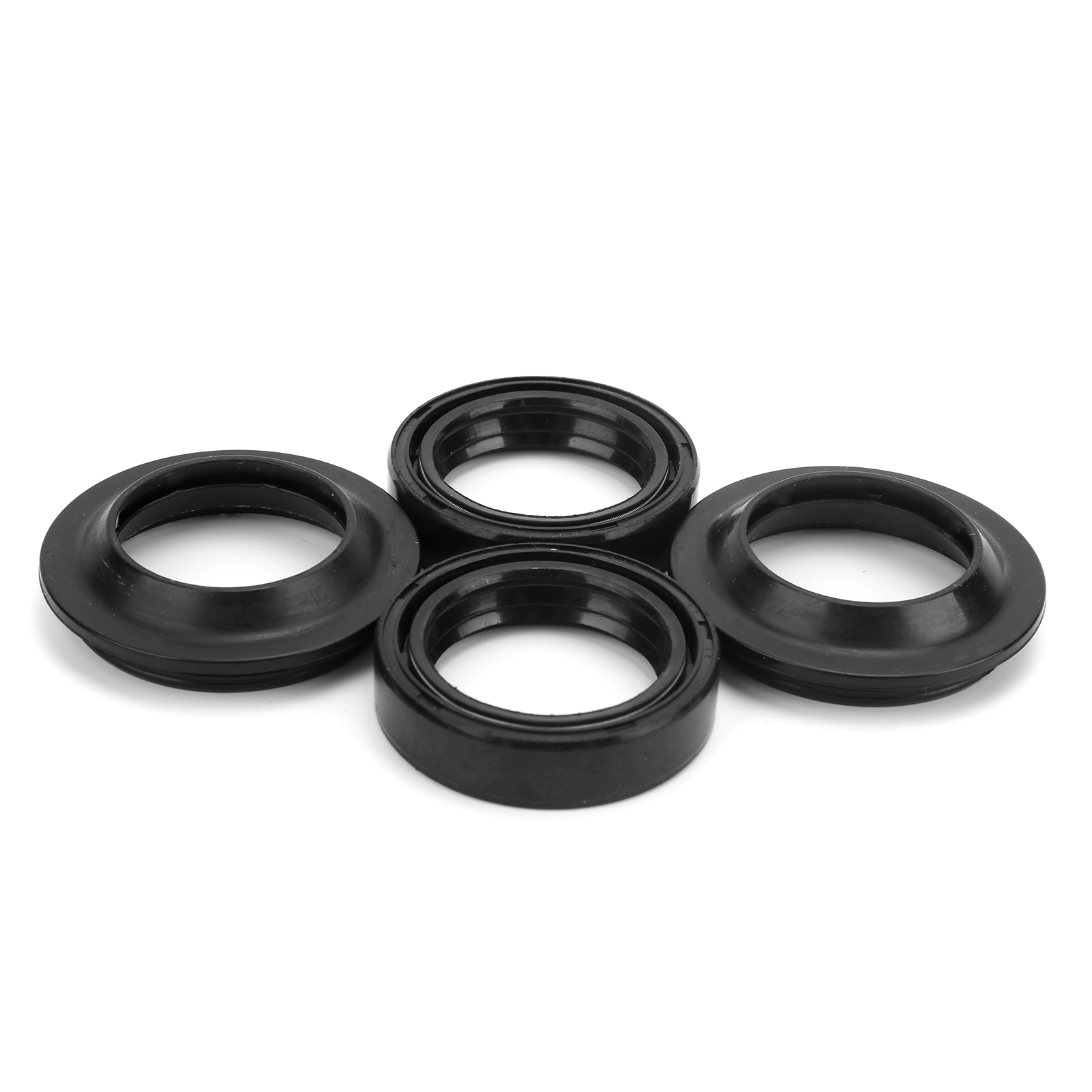 4 Dichtungen Für Den Vorderen Stoßdämpfer, Öl- Und Staubdichtungen Für Cmx250, Kz400, Ca250, Gn250, Cmx250 Und Ttr250 Motorräder, Gabeldichtungssatz