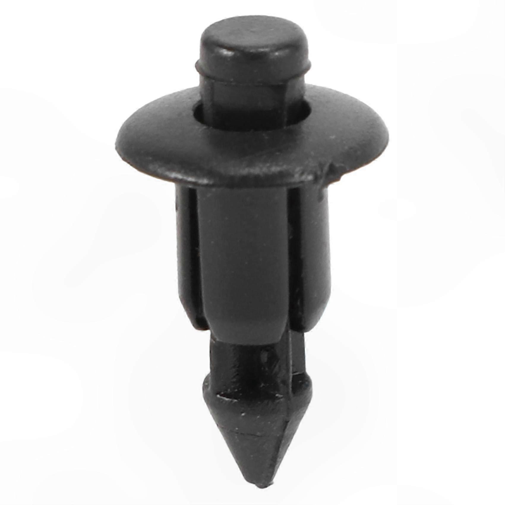 6 Mm Kunststoff-verkleidungsbefestigungen Für Motorräder, 50er-packung, Schwarze Clips Für Verkleidungsteile Und Zierleisten