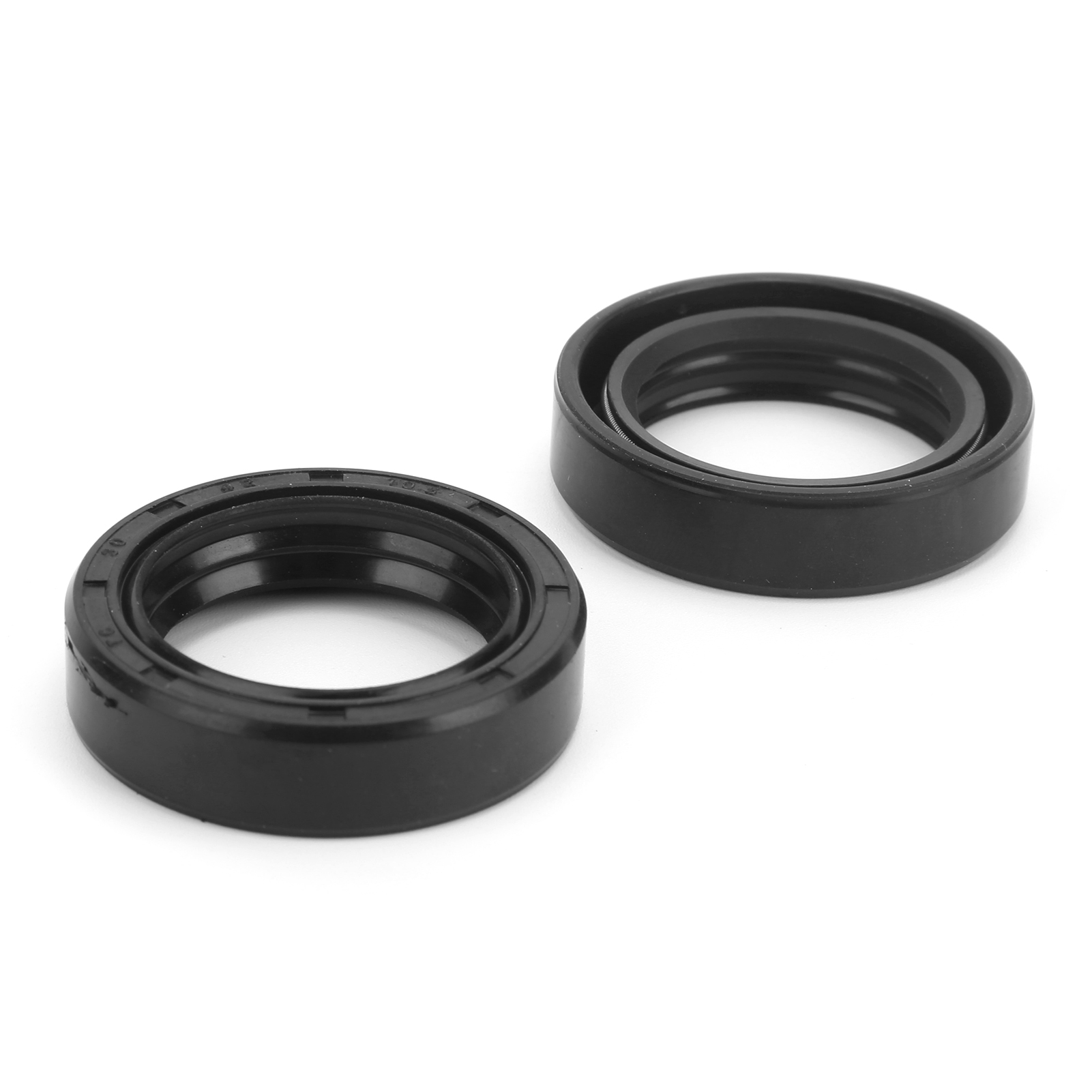 2 Stück Motorrad-vorderradgabeldichtungen Stoßdämpfer Gummistaubschutz Für Haojue 42x30x10,5mm