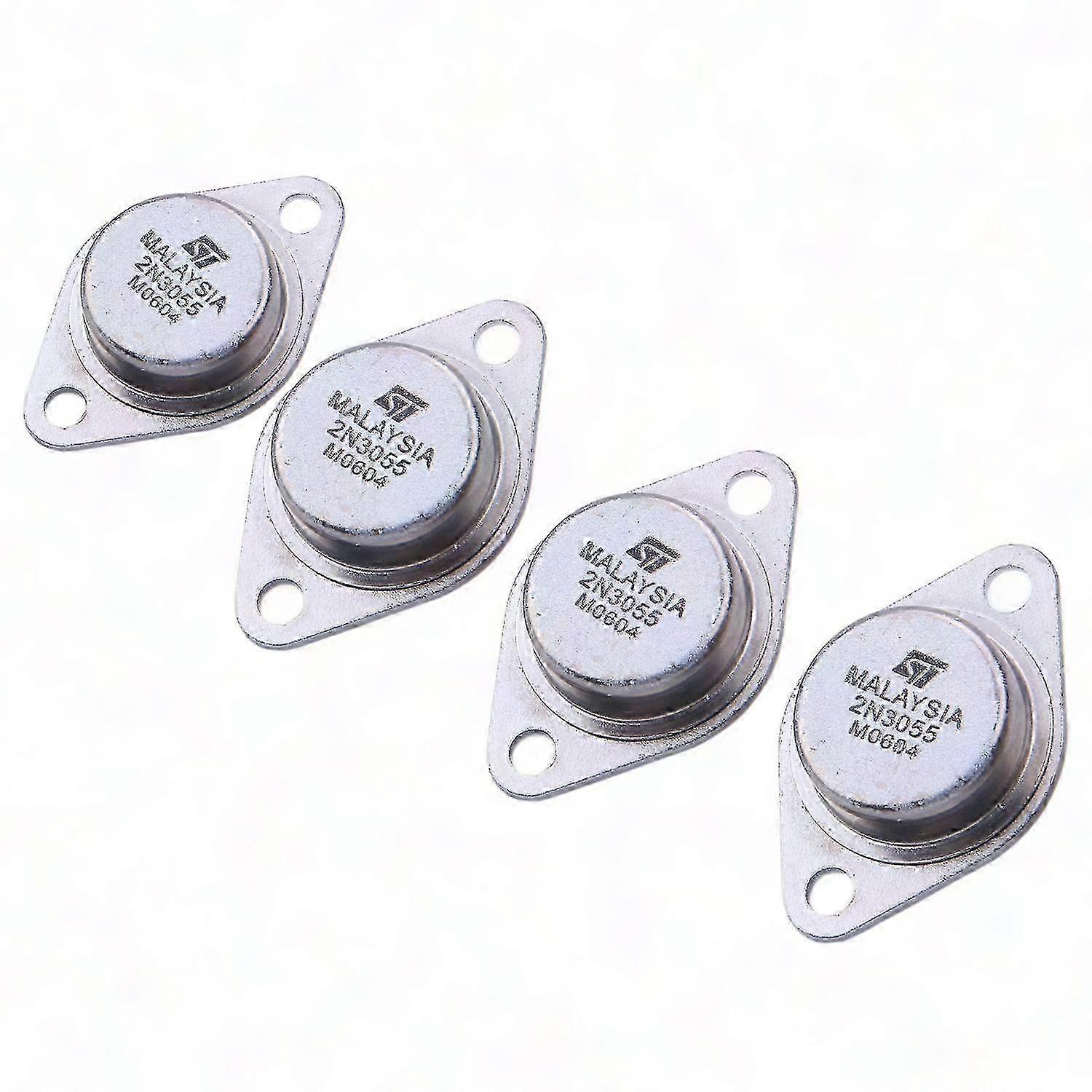 4 Npn-transistoren 2n3055, 15 A, 60 V, To-3-gehäuse, Metallgehäuse, Audio-leistungspaar, 4er-set