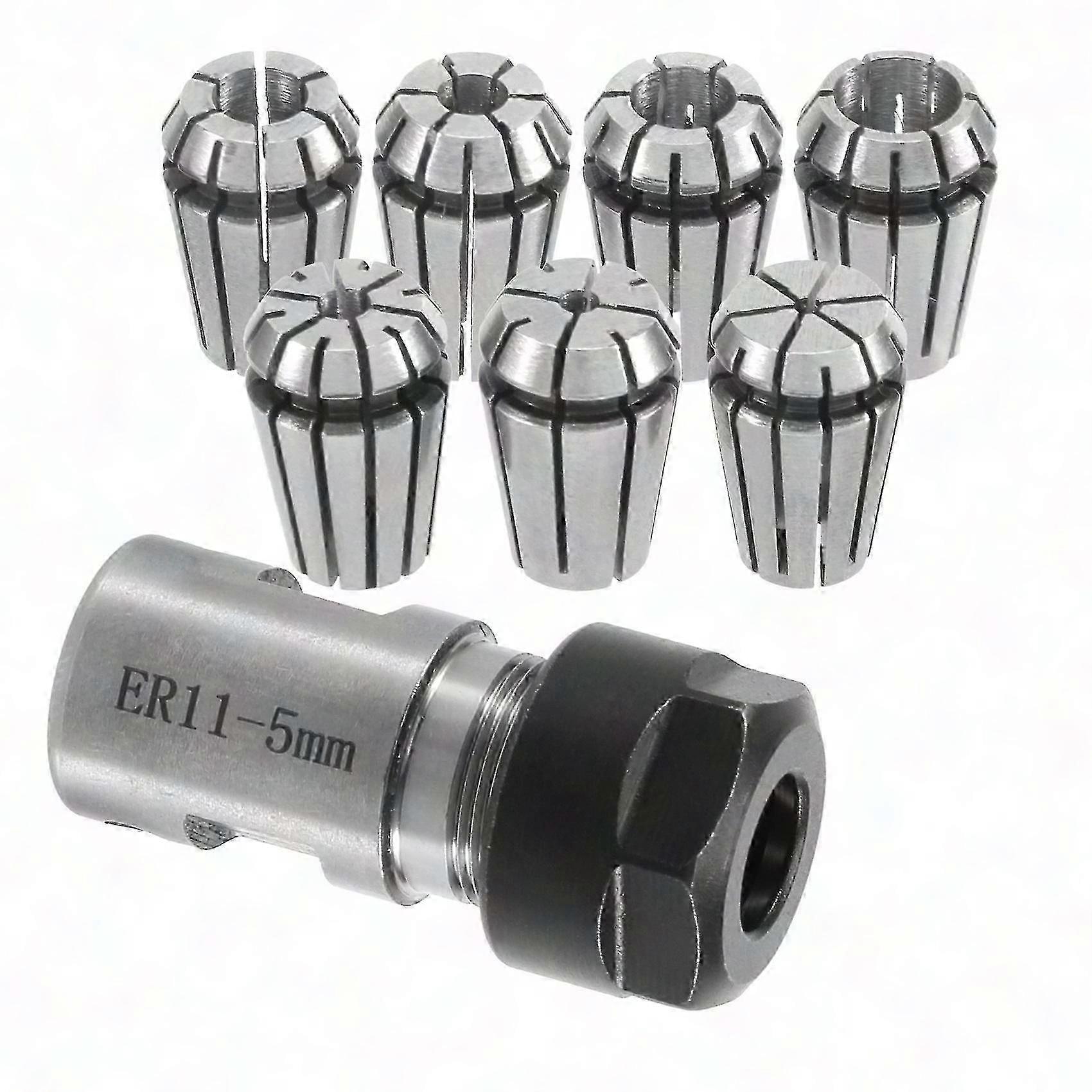 Satz Mit 7 Er11-spannzangen (1–7 Mm), Er11a-spannzangenhalter Mit 5-mm-motorwellenverlängerungsstange