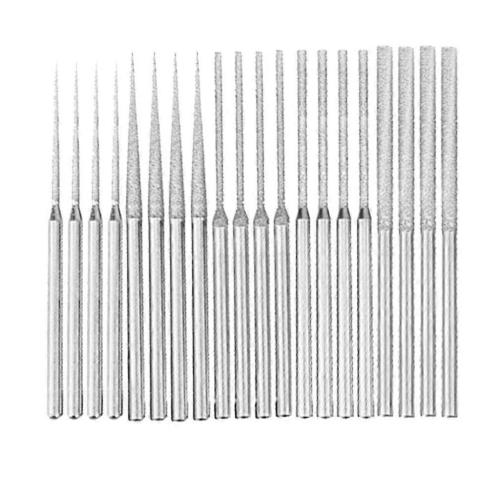 20-teiliges Diamantbohrer-set, 5 Verschiedene Formen, Zum Gravieren Und Für Rotationswerkzeuge