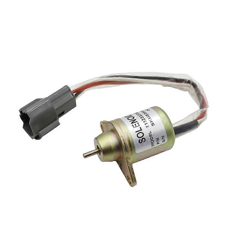 Kraftstoffabsperrventil Für Traktor Und Generator, Stoppmagnetventil, Kompatibel Mit Dieselmotoren, Robustes Ersatzteil, Automatische Durchflussunterbrechung.
