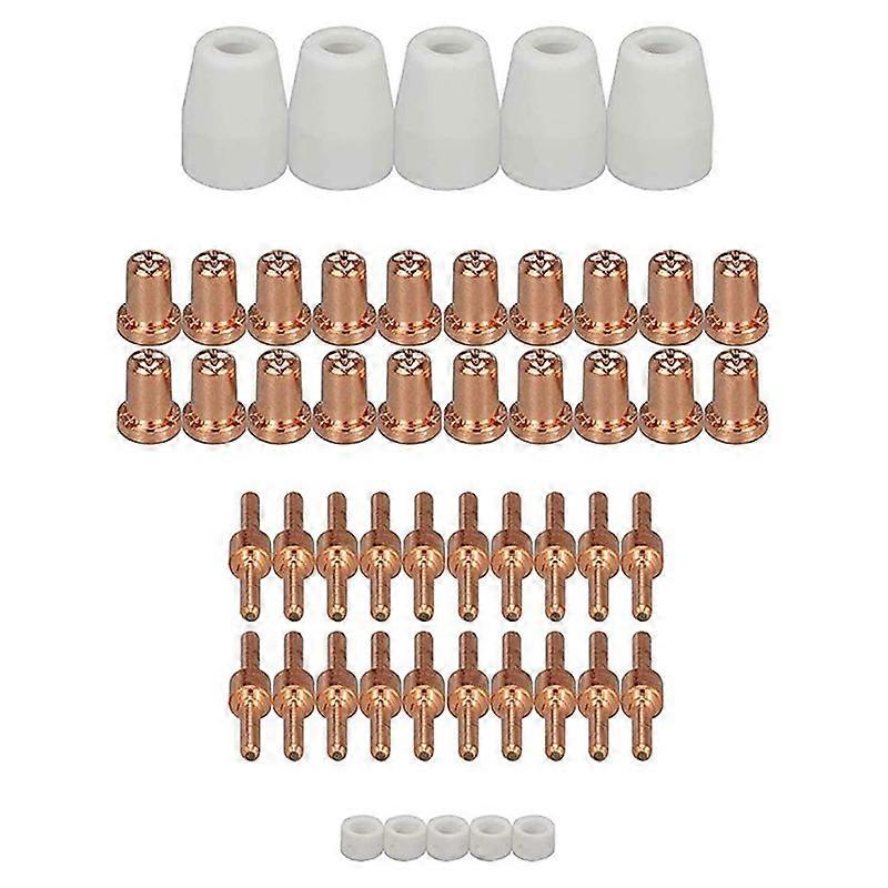 50-teiliges Pt-31 Düsenset Für Den Cut 50/40 Brenner, Kompatibel Mit Dem Wsd-lg40, 50d Plasmaschneidgerät