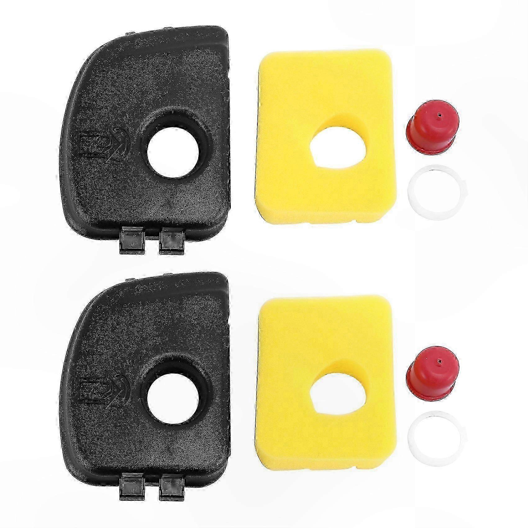 Set Mit 2 Luftfiltern Inklusive Ersatzabdeckung – Kompatibel Mit Verschiedenen Modellen