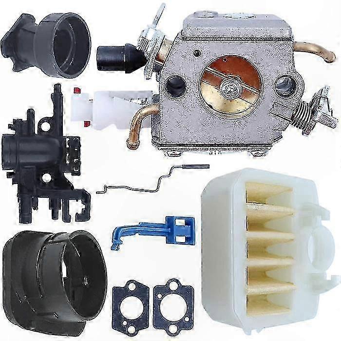 Luftfilter + Dichtungen Für Kettensägen, Austauschset Für Zama C3-el18 Vergaser, Kompatibel Mit Den Serien 340, 345, 346, 350 Und 353, Hochleistungs-ersatzteile, Einfache Motorwartung.