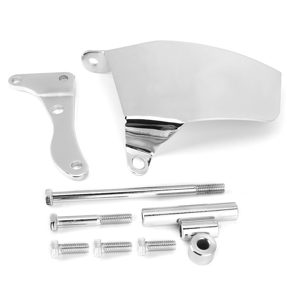 Galvanisierte Aluminium-reglerhalterung Für Sbc Chevy 350 Lange Wasserpumpe