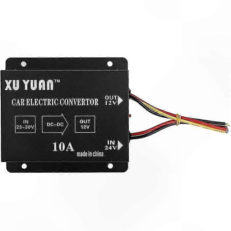24v Auf 12v Abwärts-spannungswandler Für Fahrzeuge, 10a 120w, Wasserdichter Dc-dc-transformator Für Automobile, Leistungsregler Geeignet Für Lkws Und Wohnwagen.