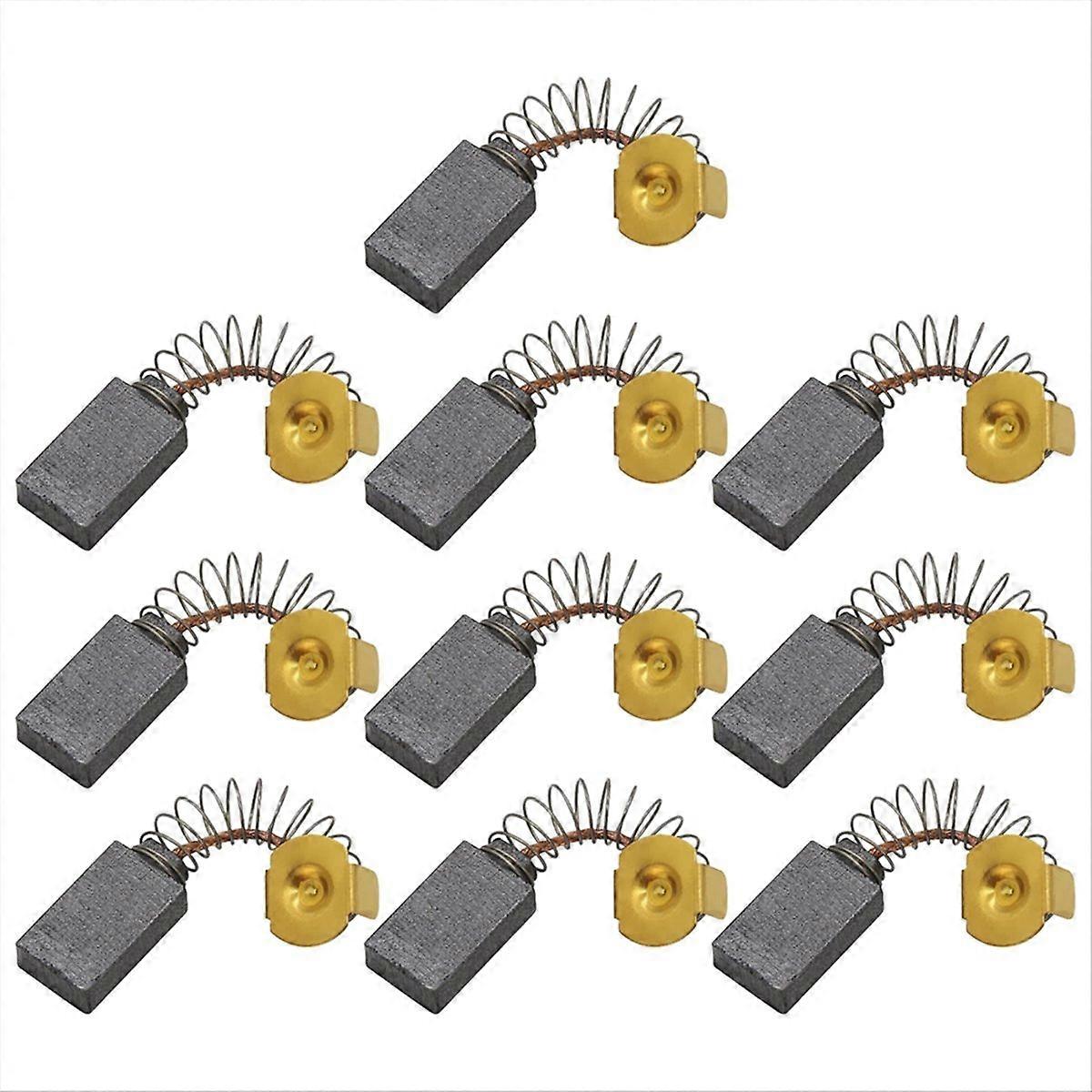 10 Kohlebürsten Für 1619x08020, 1619x07410, 1619x01351, 2610320391, Motorersatzteile, Ersatzteilset, Kompatibel Mit Elektrowerkzeugen