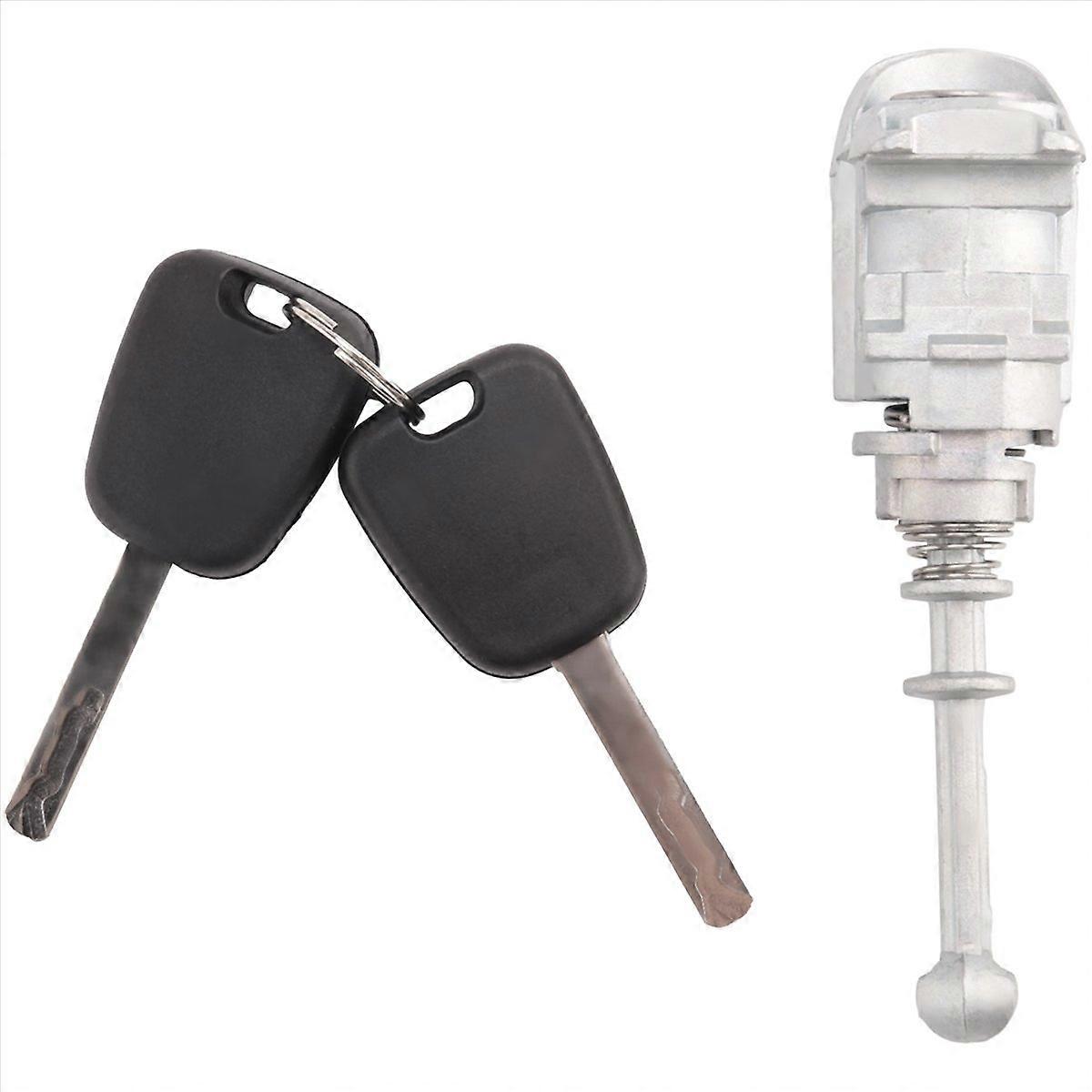 Türschloss Vorne Links Mit 2 Schlüsseln Für Peugeot 407, Seitlicher Schließzylinder, Neues Ersatzteil, Von Außen Öffnender Mechanismus, Fahrzeugkompatibel, Komplettes Set.