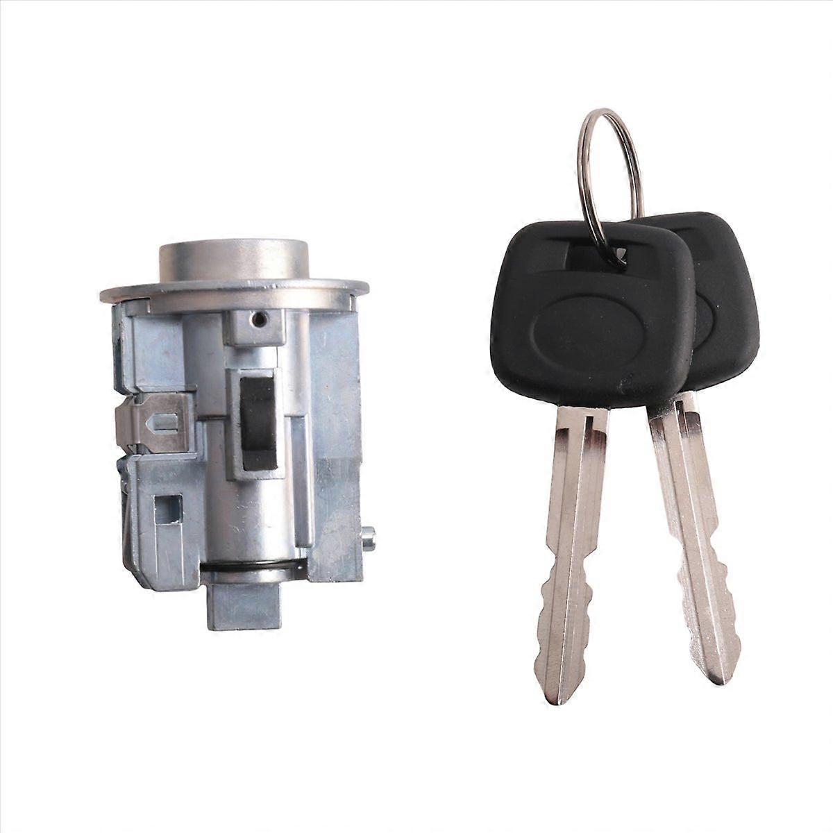 Zündzylinder Mit 2 Schlüsseln, Fahrzeugzündschloss, Kompatibles Ersatzteil, Hochleistungs-starterkit, Neuer Verriegelungsmechanismus, Zuverlässiges Autozubehör, 2 Schlüssel Im Lieferumfang Enthalten,