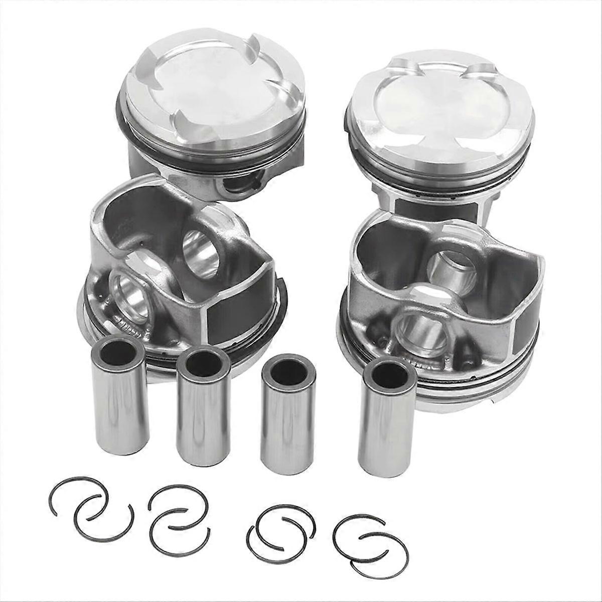 Satz Mit 4 82-mm-motorkolben Inklusive Kolbenringen, Kompatibel Mit F20 F23 F33 F55 F56 G30, Leistungsersatzteil, Langlebige Autoteile, Komplettset Für Die Motorreparatur.