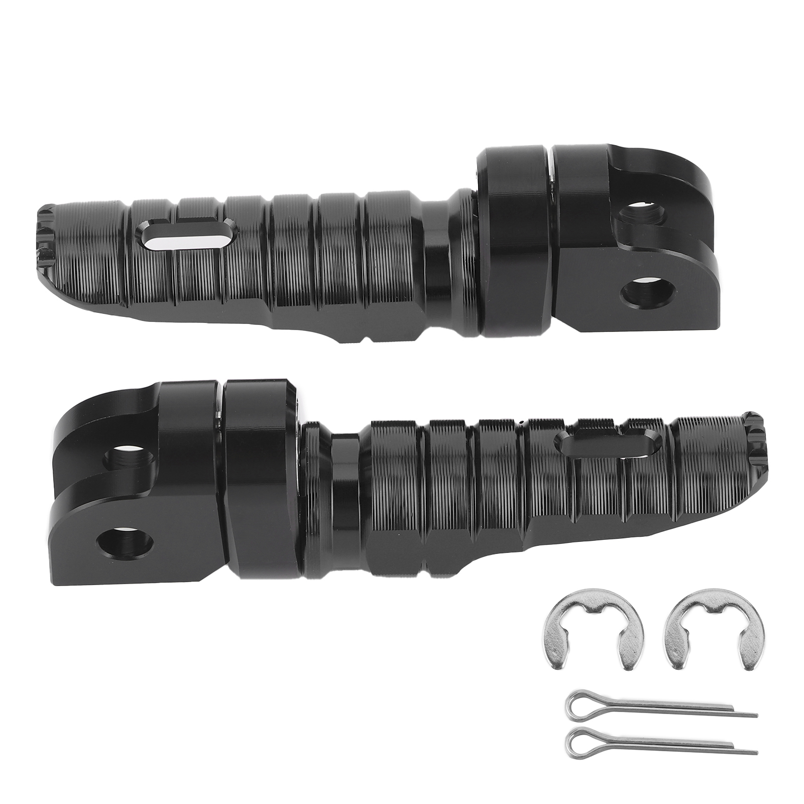 Paar Schwarze Motorrad-vorderradfußrasten Für Honda Cb125r Cb300r Cb1300sf Cb600f