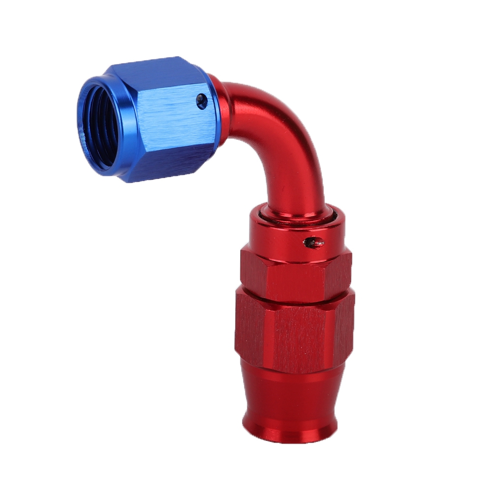 An6 90°-drehgelenk-schlauchanschluss Für Kraftstoff- Und Kühlmitteladapter Aus Teflon