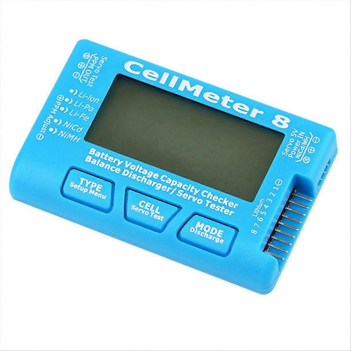 Cellmeter 8 Aok 8s Batterieentladungstester Für Den Flugmodellbau, Spannungs- Und Kapazitätsanalysator, Lipo-batterietester, Präzisionsprüfgerät Für Modellflugzeuge