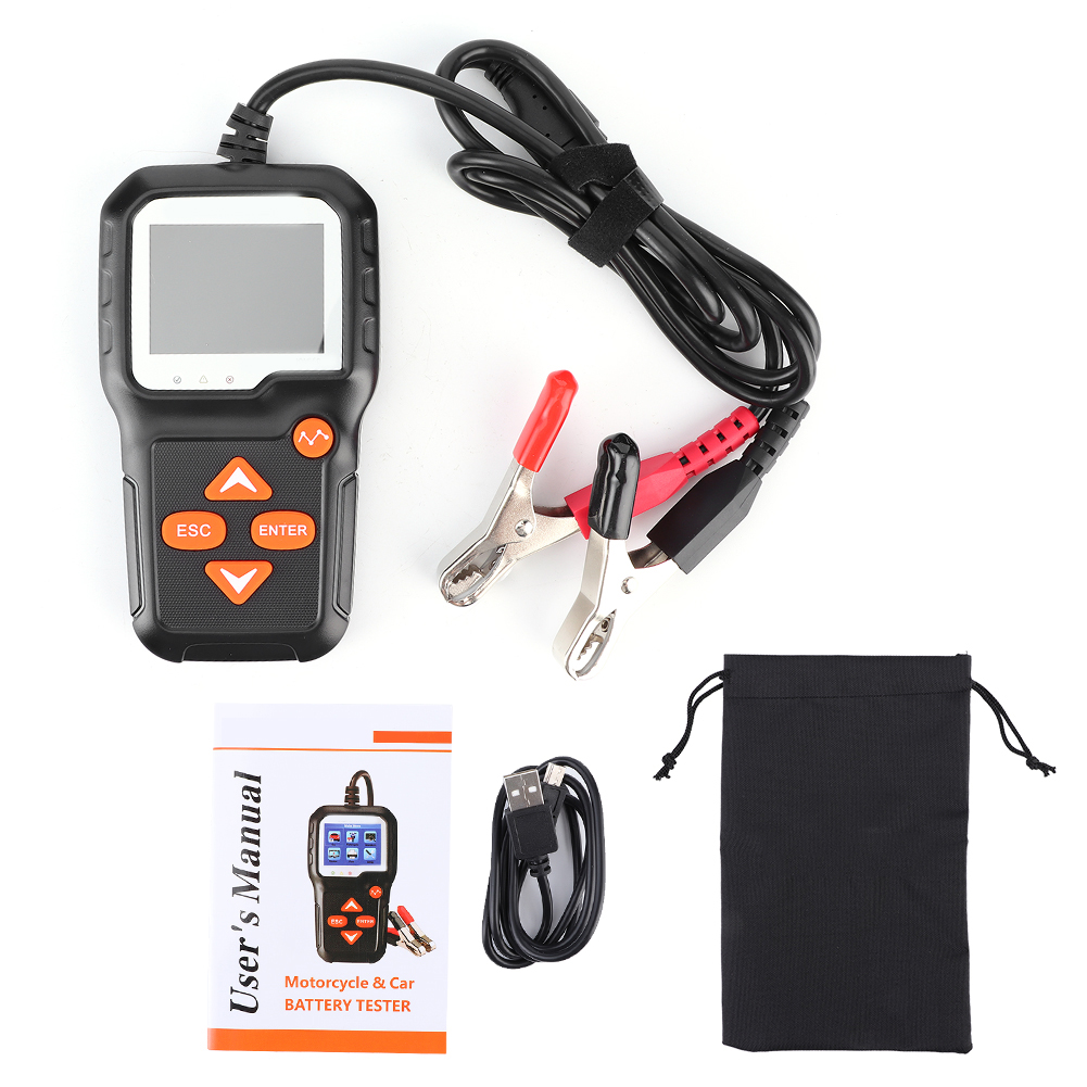 Kw650 Digitaler Batterietester Für 6v-12v Motorräder, Auto-analysator