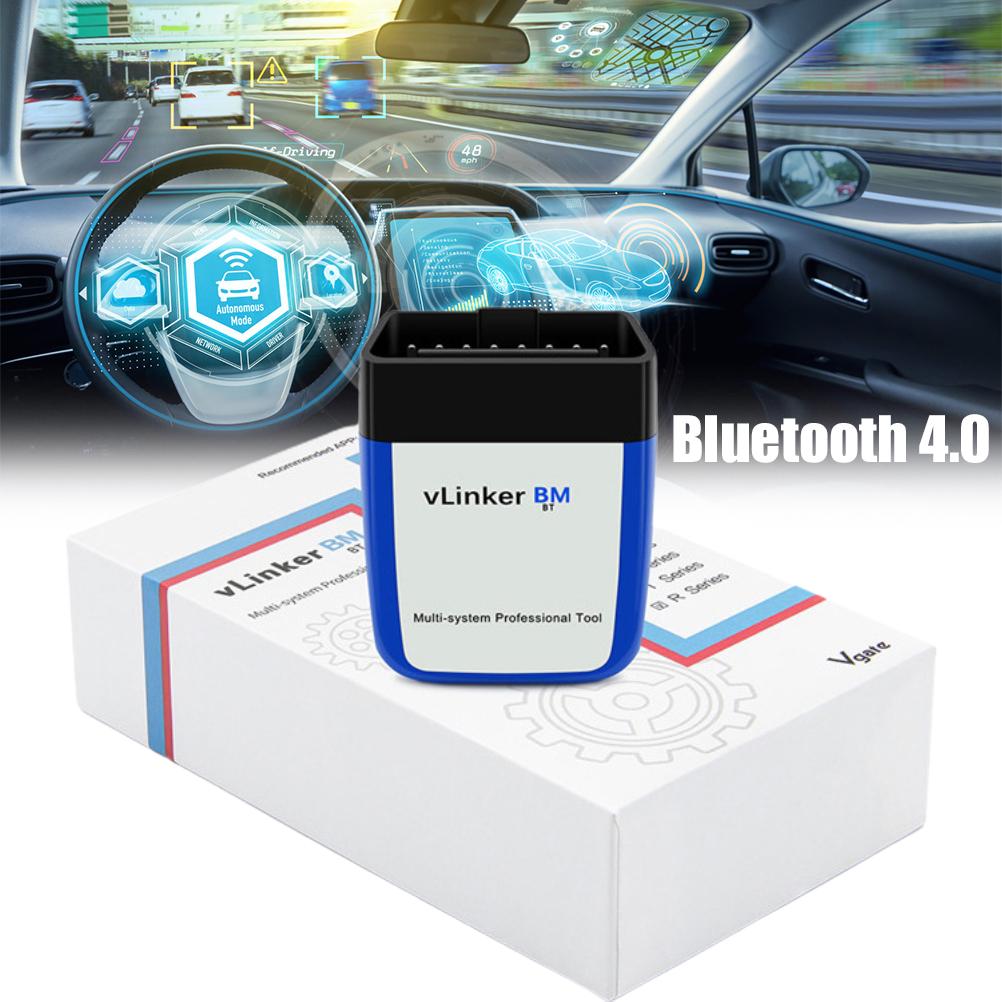 Vgate Vlinker Bm + Obd2 V2.2 Bluetooth Dual Mode 4.0 Kfz-fehlerdetektor, Kompatibel Mit Android/ios