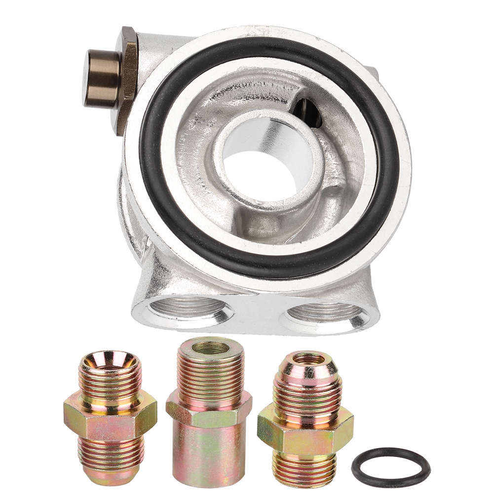 An10 Sandwich-thermostatadapter Für Ölkühler, Kühlplatte, Ölfilteranschluss 3/4-16 Unf