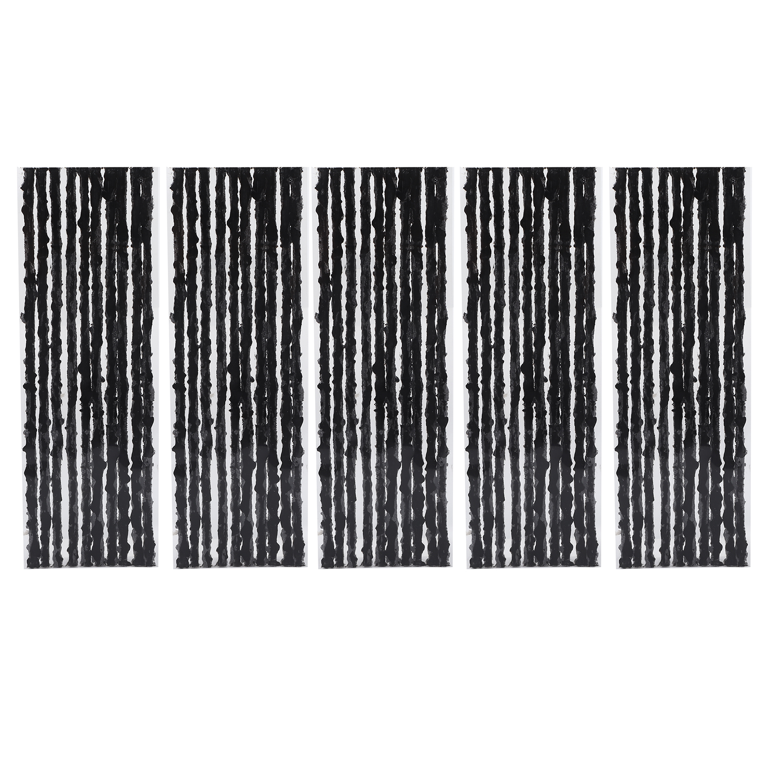 50 Tubeless-reifenreparaturstopfen, Pannenschutzstreifen, 200 X 3 Mm, Schwarz, Für Autos Und Motorräder